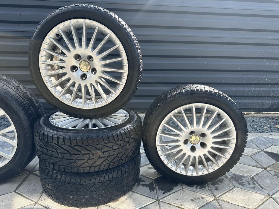 Jante aliaj R17 Alfa romeo 5x110 / 5 x 110 + cauciucuri iarna noi 225 / 45 / R17  - 225/45/R17