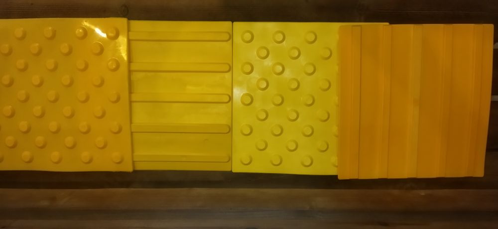 Тактильная плитка, тактильная дорожка, лента ПВХ ТПУ