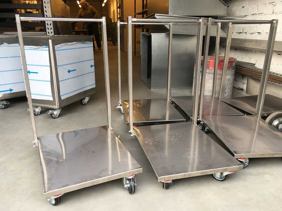 Тележки из нержавейки для производства | Arava Nerjaveyka | Aksiya