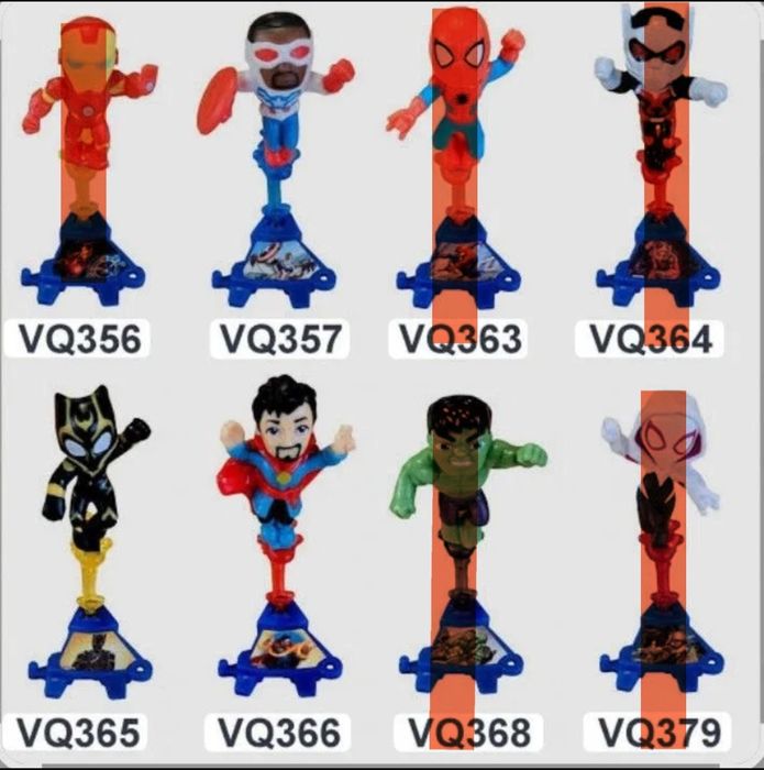 Kinder Marvel фигурки