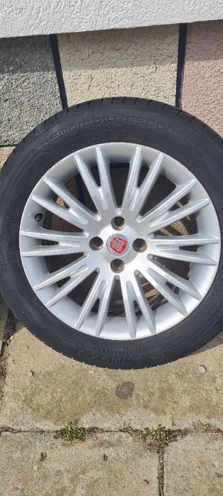 Vând set 4 jante originale Fiat Bravo 2 R16 cu anvelope de vara