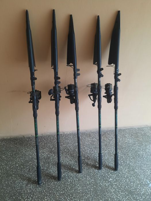 Lansete telescopice cu mulinete