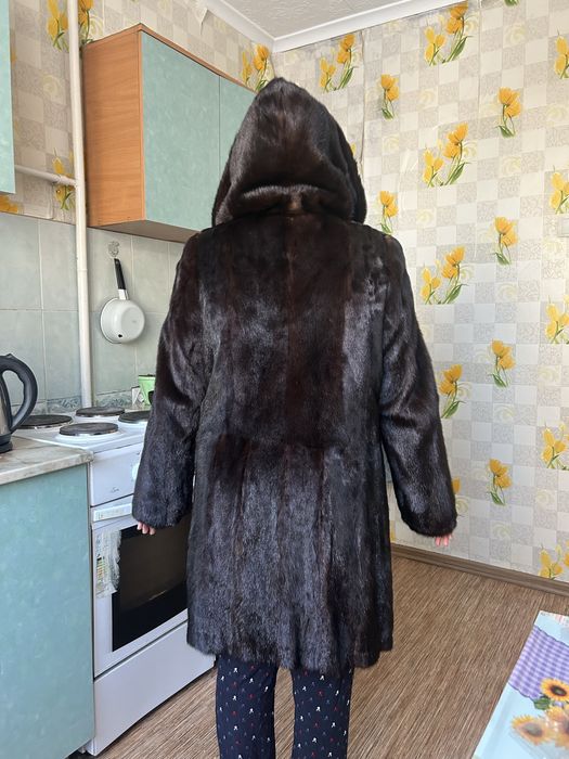 НОРКОВАЯ винтажная шуба