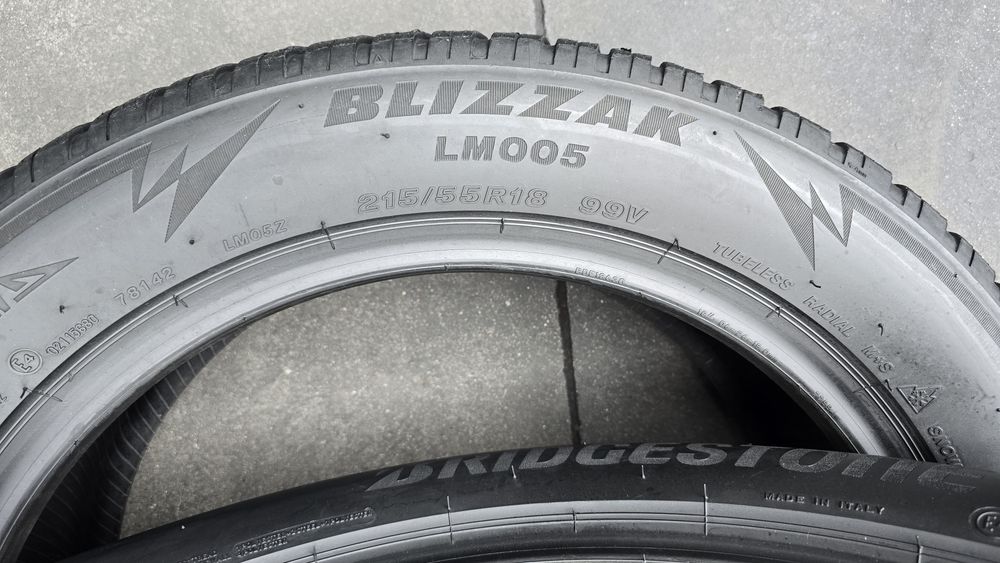 2 anvelope iarnă Bridgestone 215/55/18 -2019