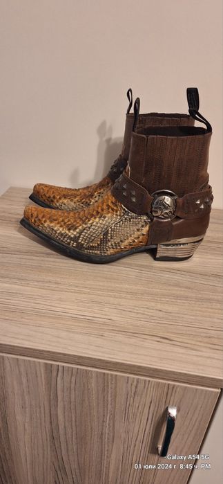 Мъжки обувки от крокодилска кожа - 43 номер