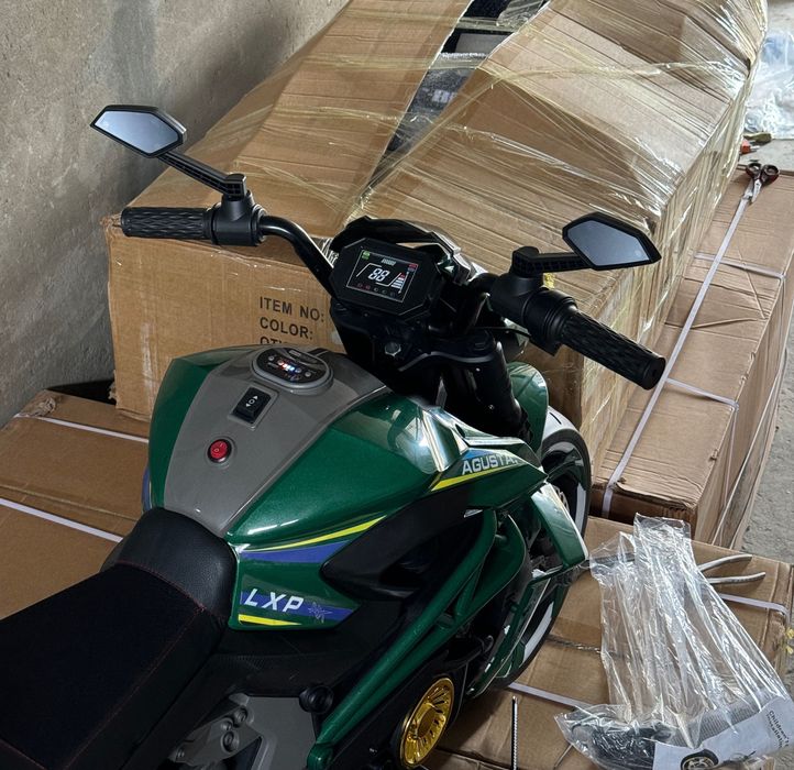 Детский мотоцикл ABM-9588 | 2 местный 12V | Новое в упаковке!