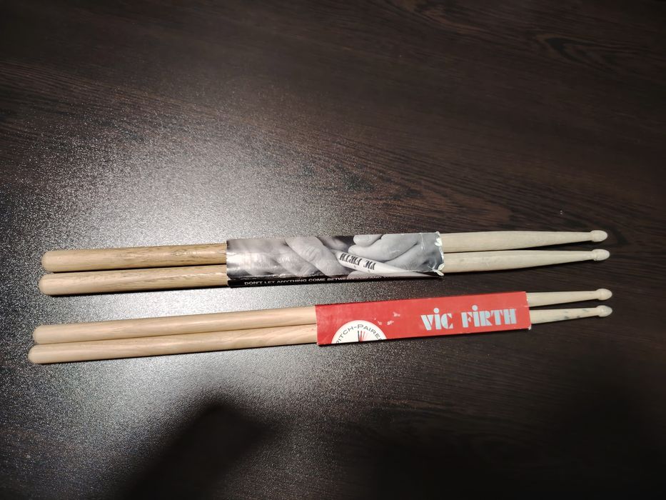 Палки за барабани vic firth модели AJ5 и  A5 малко ползвани