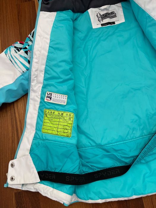 Costum schi 2 piese, Spyder, 20K, fata 14-16 ani, mărime 16/164