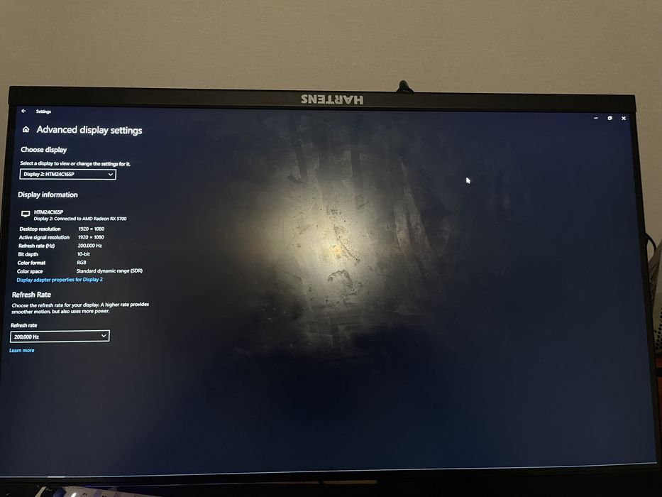 Монитор Hartens 200 герц + кронштейн