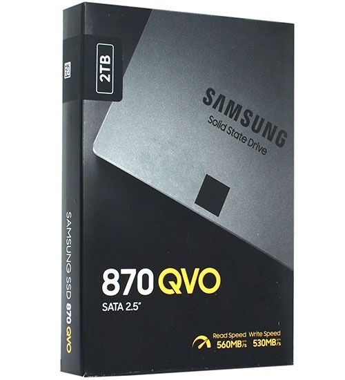 SSD накопитель 2000 Gb Samsung 870 QVO, 2.5", SATA III