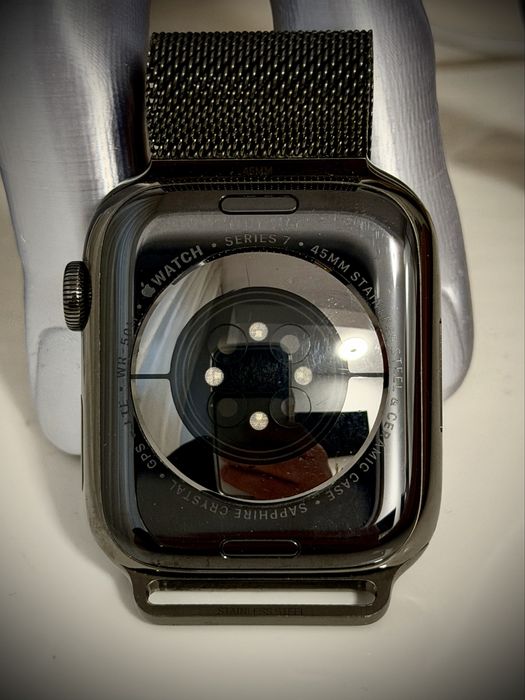 Apple watch seria 7 cellular gps stainless steel milanesse loop