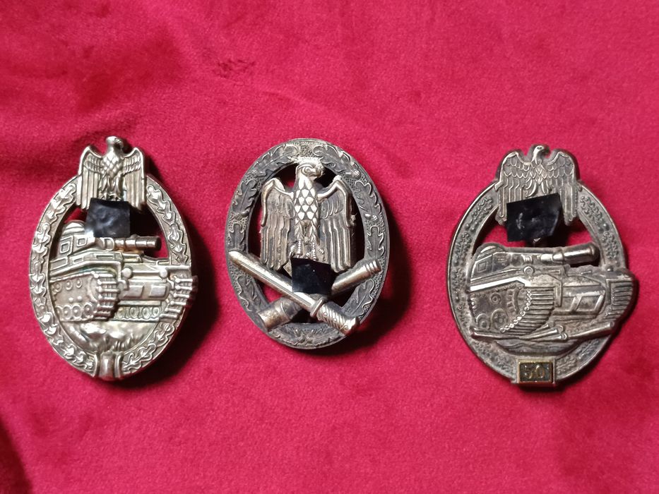 WW2 Insigne 3 buc armata germană WH/ Repro de calitate/ preț pe bucată !