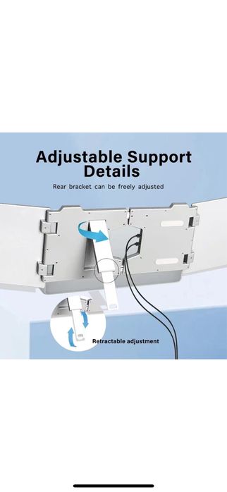Portable tri-screen monitor display portabil 13.3"