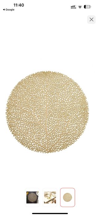 Сервировачные скатерть под тарелки