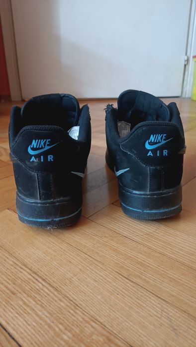 Nike Air Force 1 Low Black Rubber Swoosh – 45.5