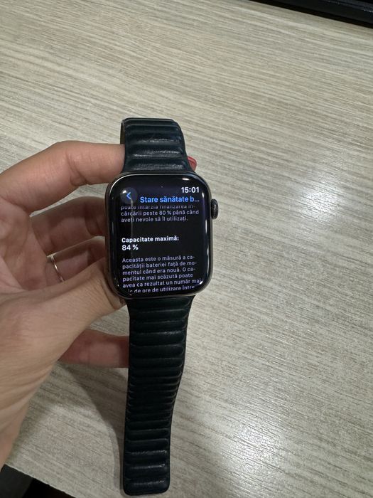 APPLE Watch Series 7, GPS + Cellular, 45mm Midnight Aluminium Case!