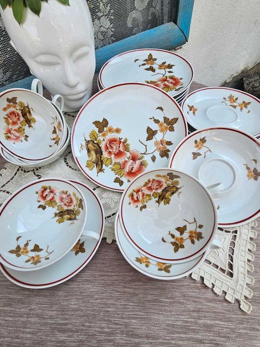 Порцеланов сервиз за чай/кафе на Johann Seltmann с азиатски мотиви