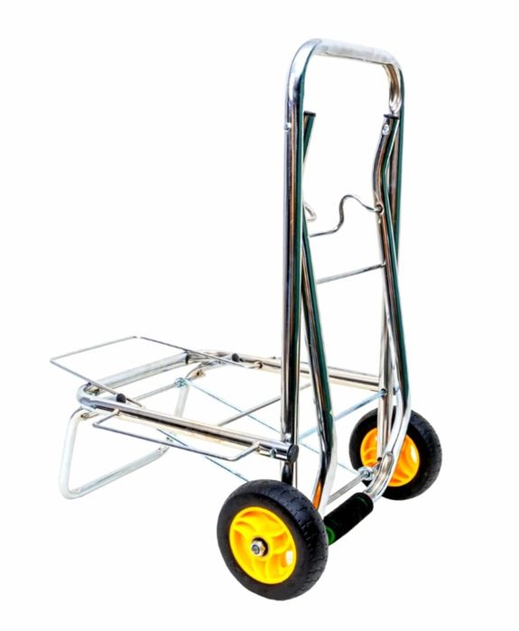 Cărucior- Liza pentru bagaje,marfa maxim 90 Kg din oțel cromat NOUĂ
