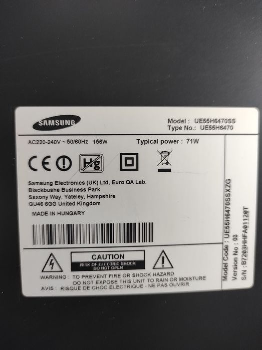 Смарт Телевизор SAMSUNG 55 инча