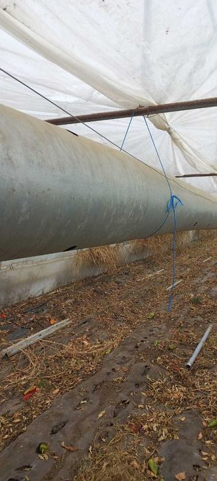 Tubulatura aer cald pentru centrală.