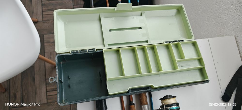 Ретро рибарски макари и въдици