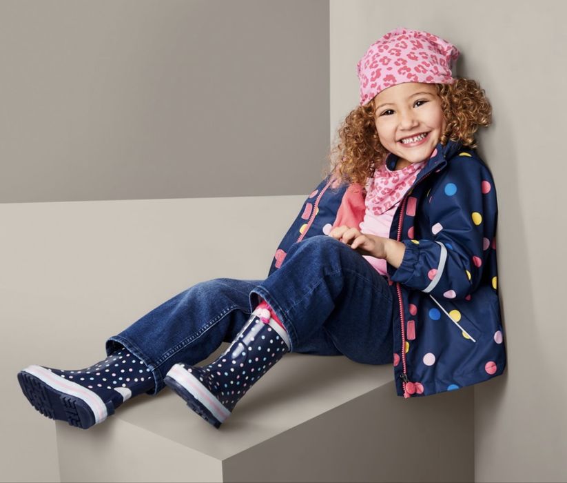 детская шапка с шарфиком