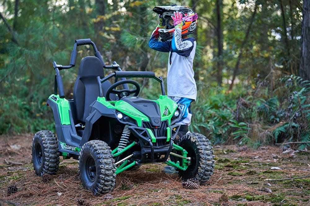 Buggy electric copii Eco Mini UTV 1200W 48V verde