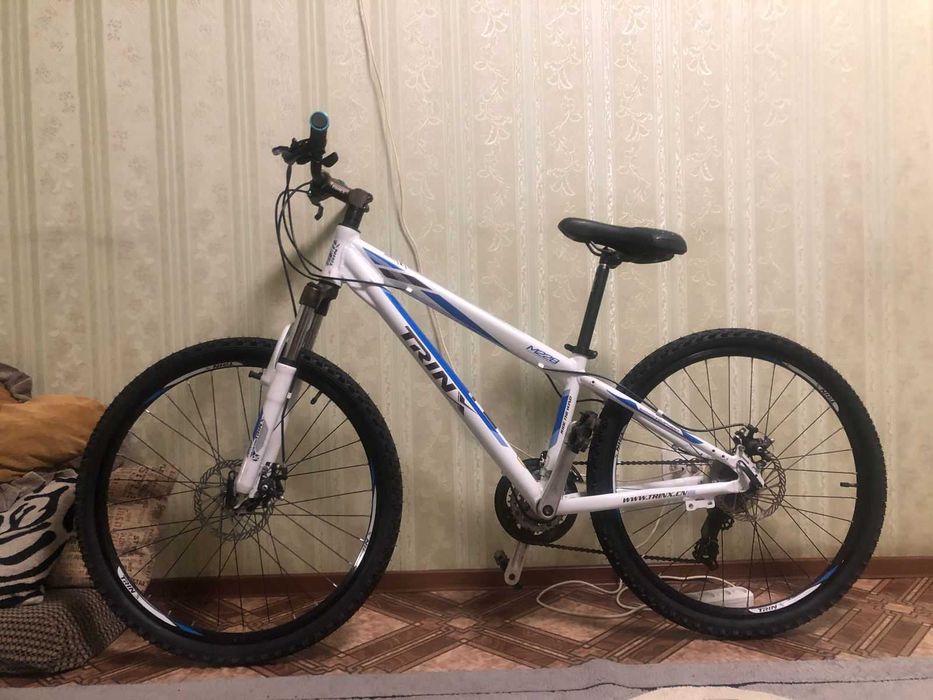 велосипед trinx с новой резиной