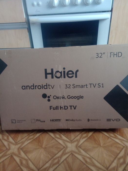 Продам смарт телевизор Haaier диагональ 32 .