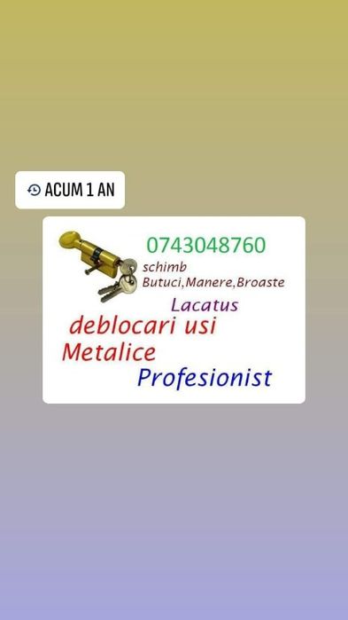 Deblocari usi Metalice