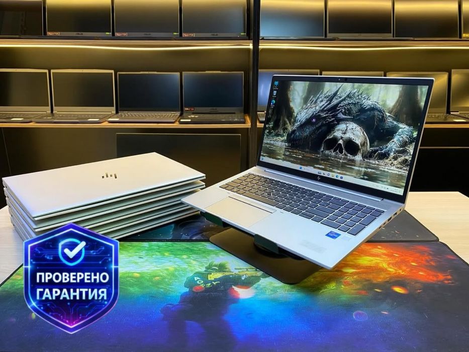 !!МОЩНЫЙ!! Бизнес Ноутбуки HP EliteBook 850 G8 Core i7-1185G7! 8GB/512