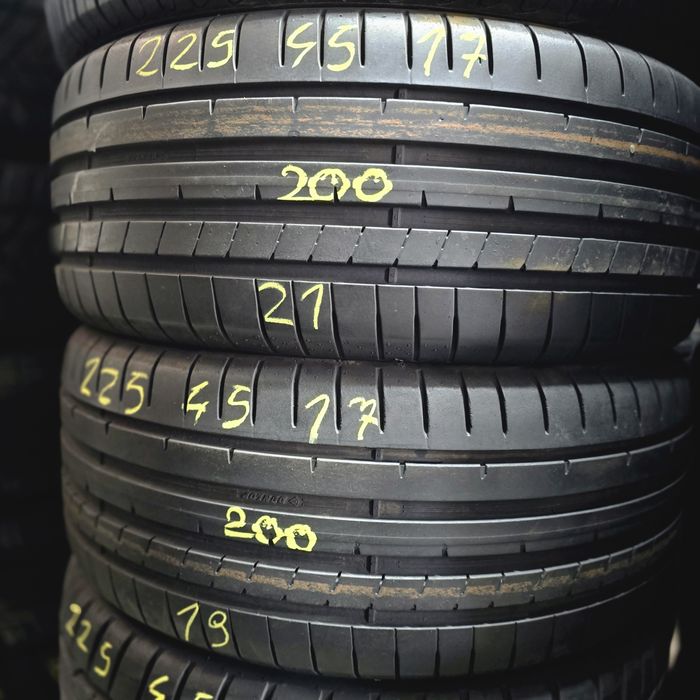 2x 225/45/17 VARA DUNLOP 2019 Stare excelentă