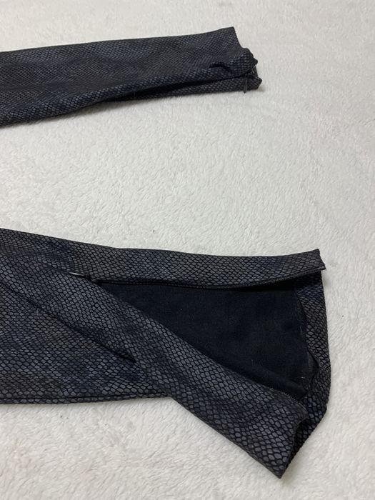 Pantaloni Zara imitatie piele sarpe