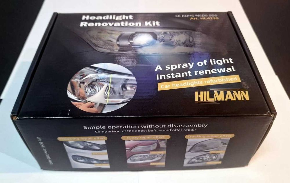 Set restaurare faruri/proiectoare auto cu polimer lichid