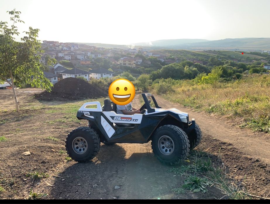 Masinuta electrica pentru copii Buggy XXL cu doua locuri, 24Volti, 4x4 (SX1928) Alb