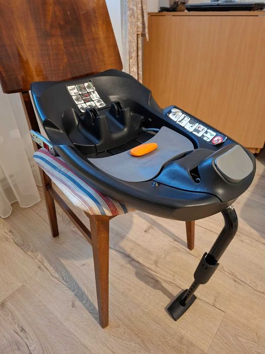 Scaun auto ISOFIX GB Base-fix, 45-105 cm, Roșu