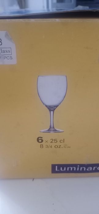 Фужеры стеклянные