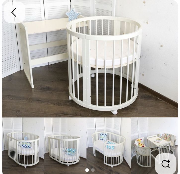 Кровать детская 6 в 1 (колыбелька)