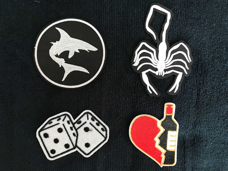 Petic/Patch/Emblema brodat geaca/vesta/etc piele/textil moto/rock/punk