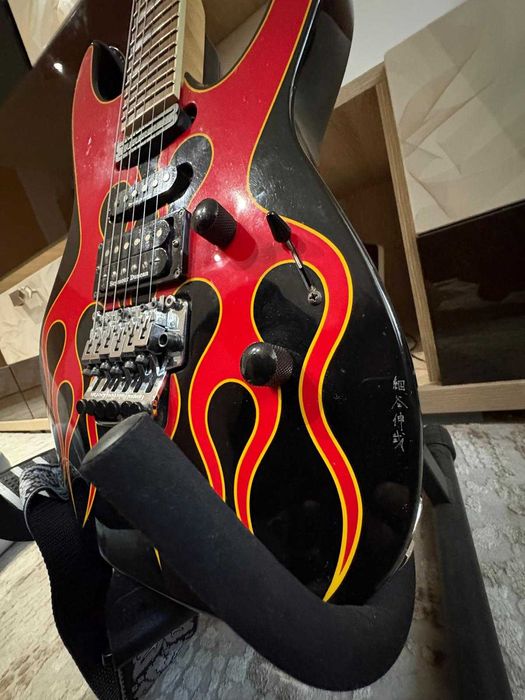 Chitara jackson Dinky DK2 Hot Rod Flames MIJ