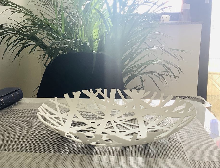 Fructiera metal alba