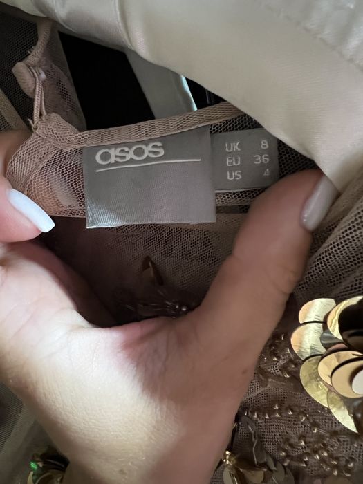 Rochie paiete Asos,marimea 36
