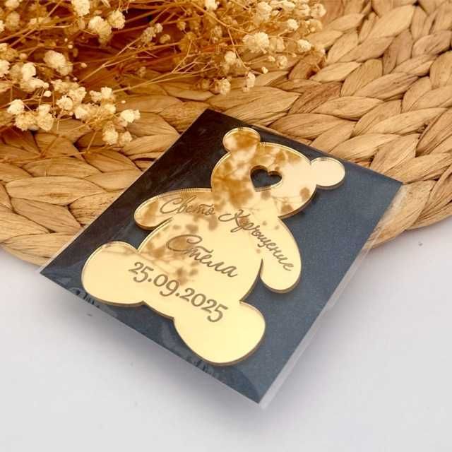 Подаръци за гости за кръщене, Фигурка Ангелче за Кръщене Мече, Криле