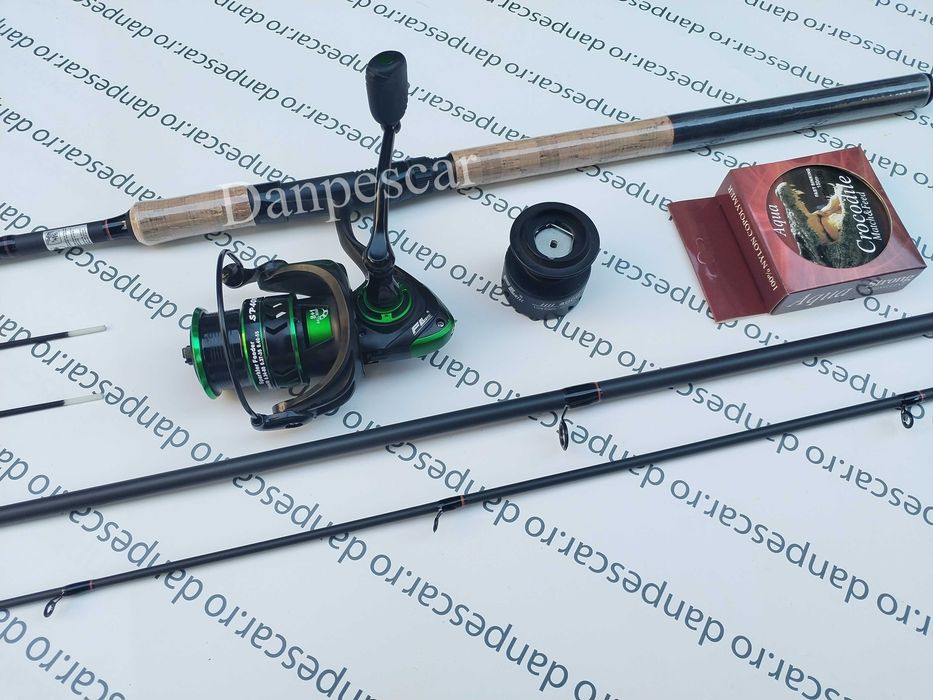 SET FEEDER Lanseta HARRIER 3,30m 120gr + Mulineta SPARKLER 4000 + fir