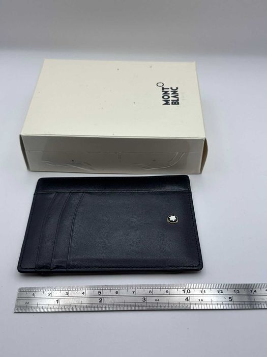 Оригинален Montblanc картодържач с клип за банкноти портфейл за карти