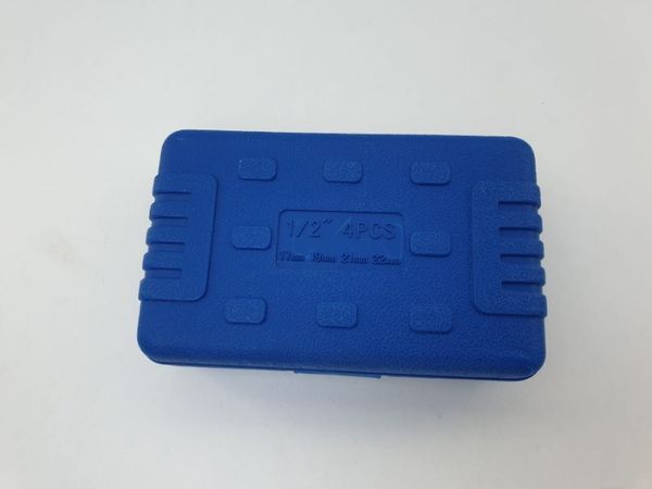 Set chei tubulare de impact 4 piese cu protectie pentru jante aliaj
