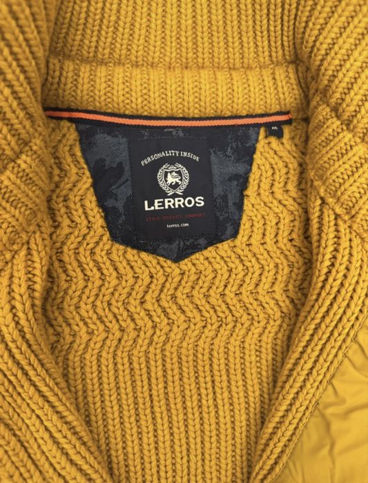 Pullover, Lerros, marimea M, culoare galbena.