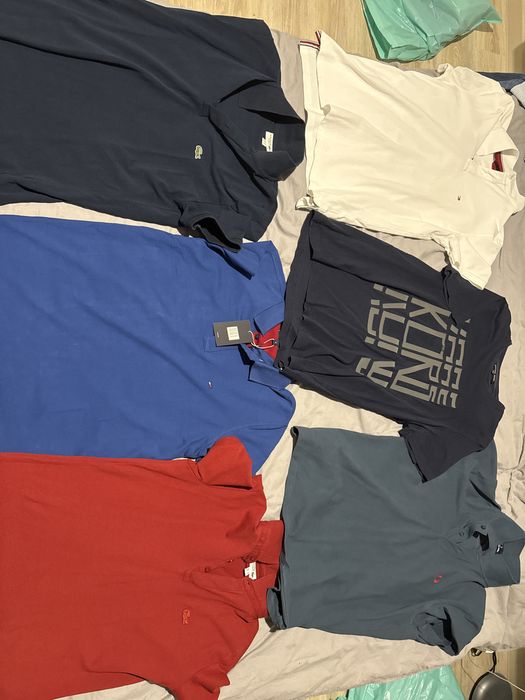 Tricouri barbati M/L Tommy Hilfigher Lacoste Kors Fred Perry