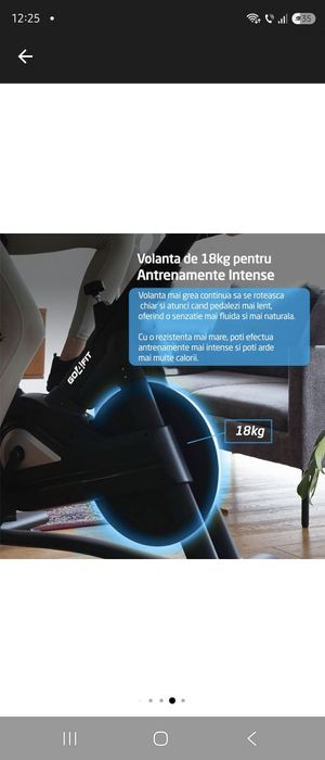 Bicicleta Spinning Magnetica GO4FIT® Model GF220 PRO,