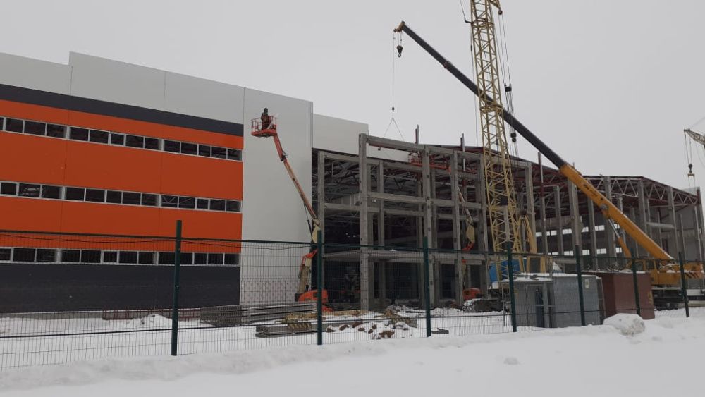 Монтаж  сэндвич панель